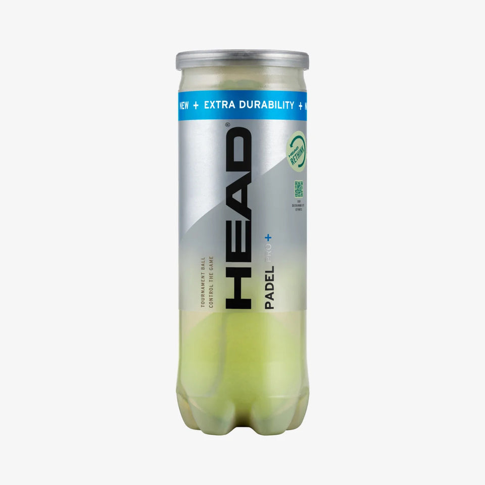 Bola De Padel Head Padel Pro + (Tubo de 3 bolas)