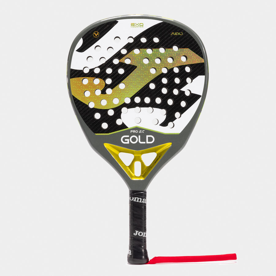 Raquete de Padel Joma Gold Pro Preto/Dourado