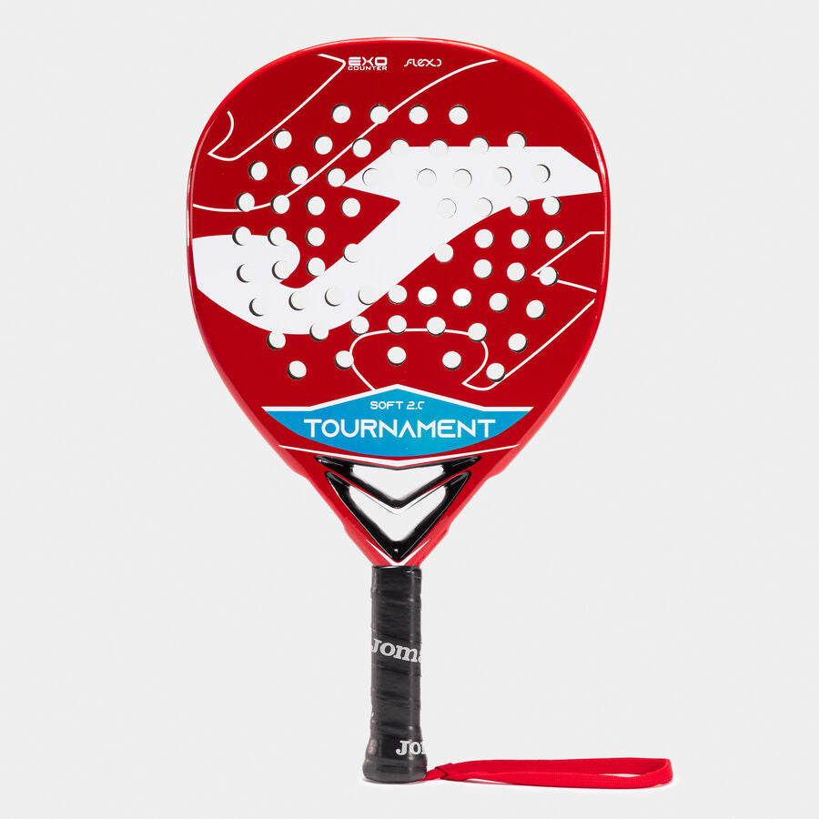 Raquete de Padel Joma Tournament Soft Vermelho/Branco