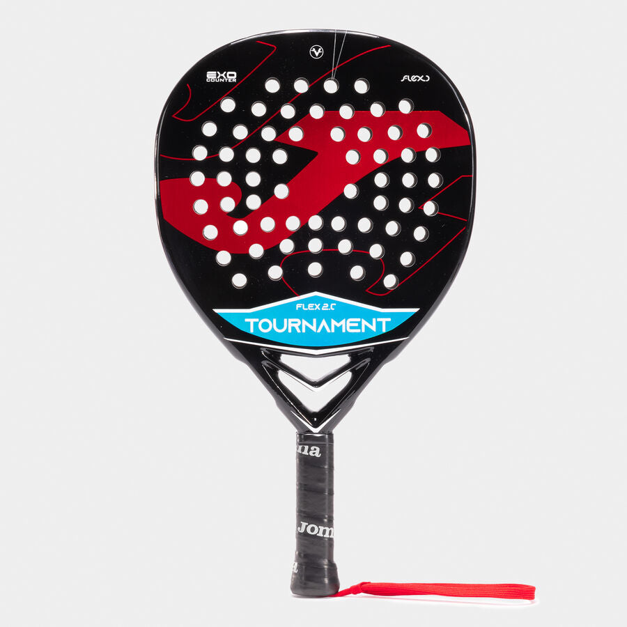 Raquete de Padel Joma Tournament Flex Preto/Vermelho