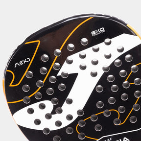 Raquete de Padel Joma Valkiria Flex Preto/Laranja Fluorescente