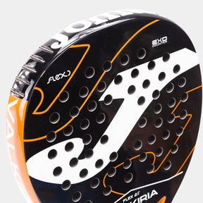 Raquete de Padel Joma Valkiria Flex Preto/Laranja Fluorescente