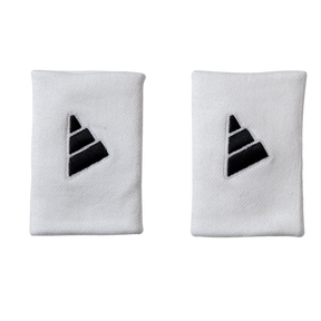 Pulsos Adidas L Branco Com Logo Preto X2 Ale Galan