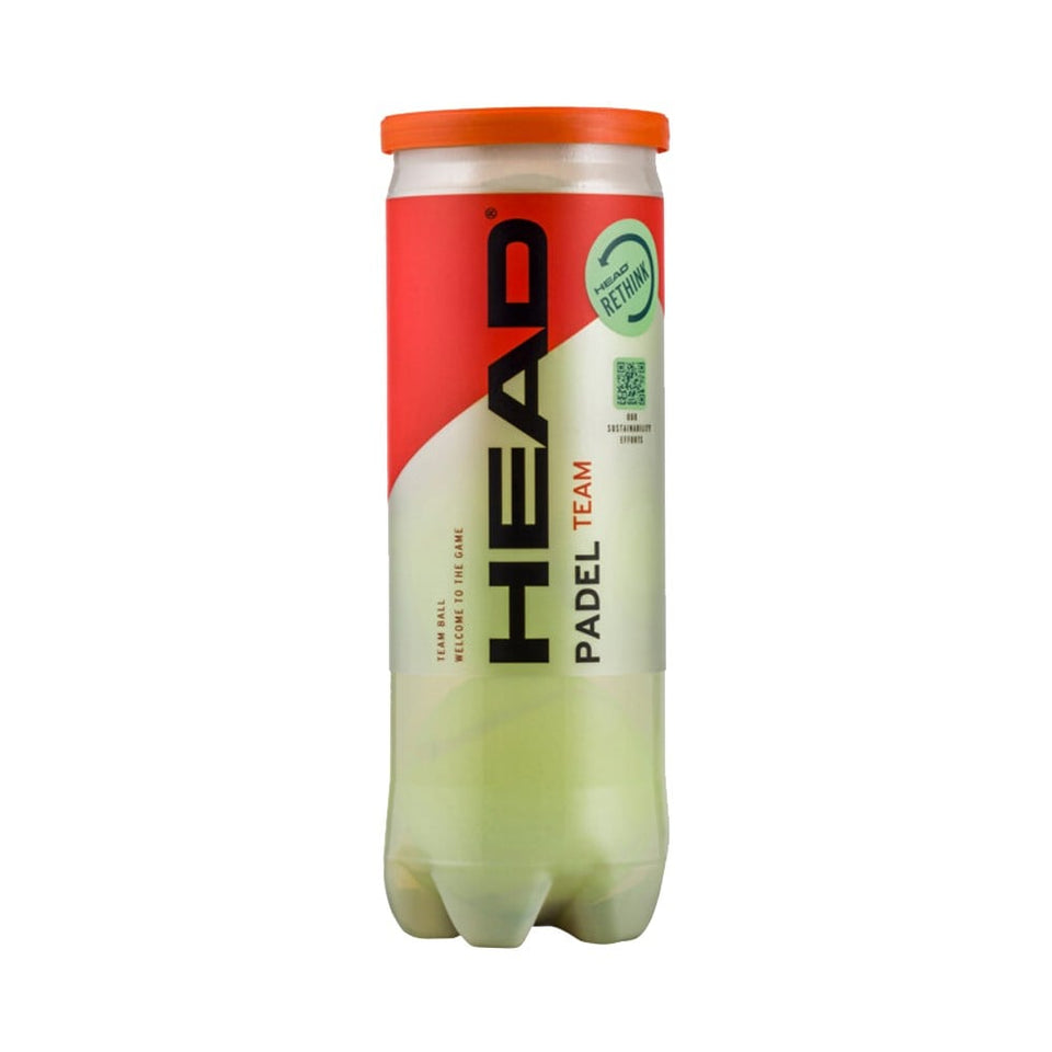 Bola De Padel Head Padel Team (Tubo de 3 bolas)