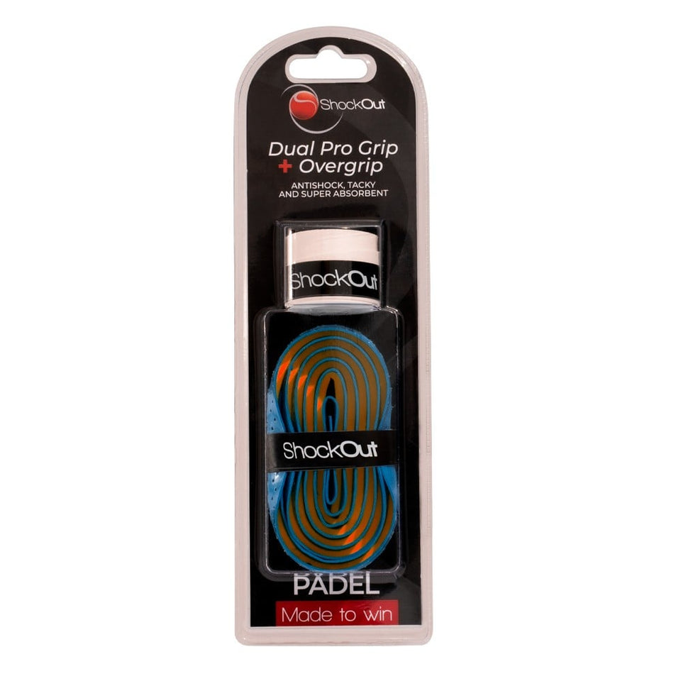 Dual Grip E Overgrip Shockout Azul