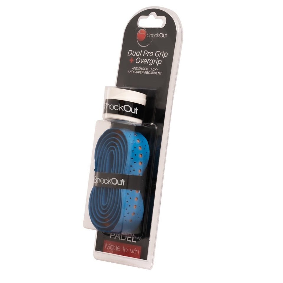 Dual Grip E Overgrip Shockout Azul