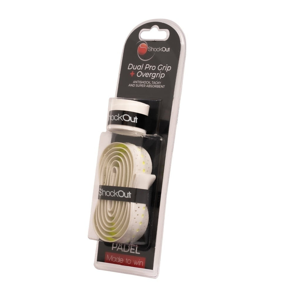 Dual Grip E Overgrip Shockout Branco