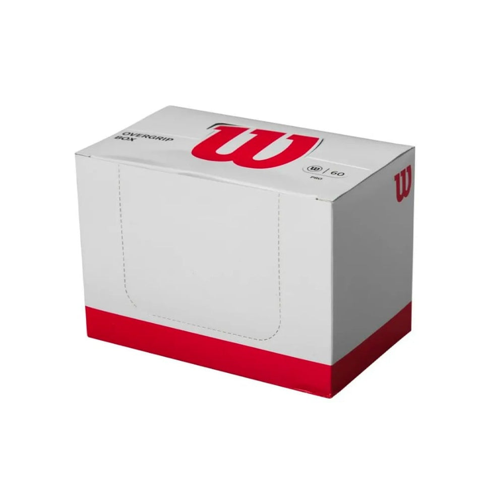 Caixa Overgrip Pro Wilson Liso Branco 60 Unidades