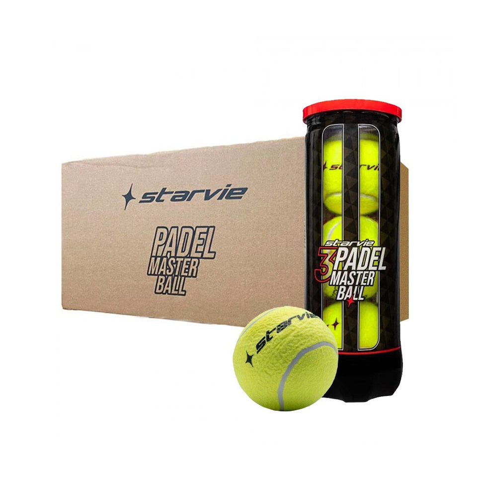 Caixa Com 24 Tubos De 3 Bolas De Padel Starvie Master Ball