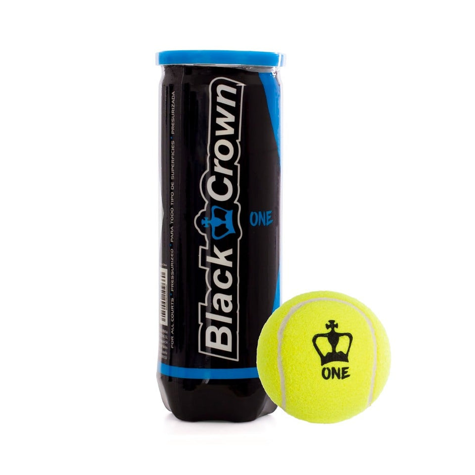 Bola De Padel Preta Crown One (Tubo de 3 bolas)