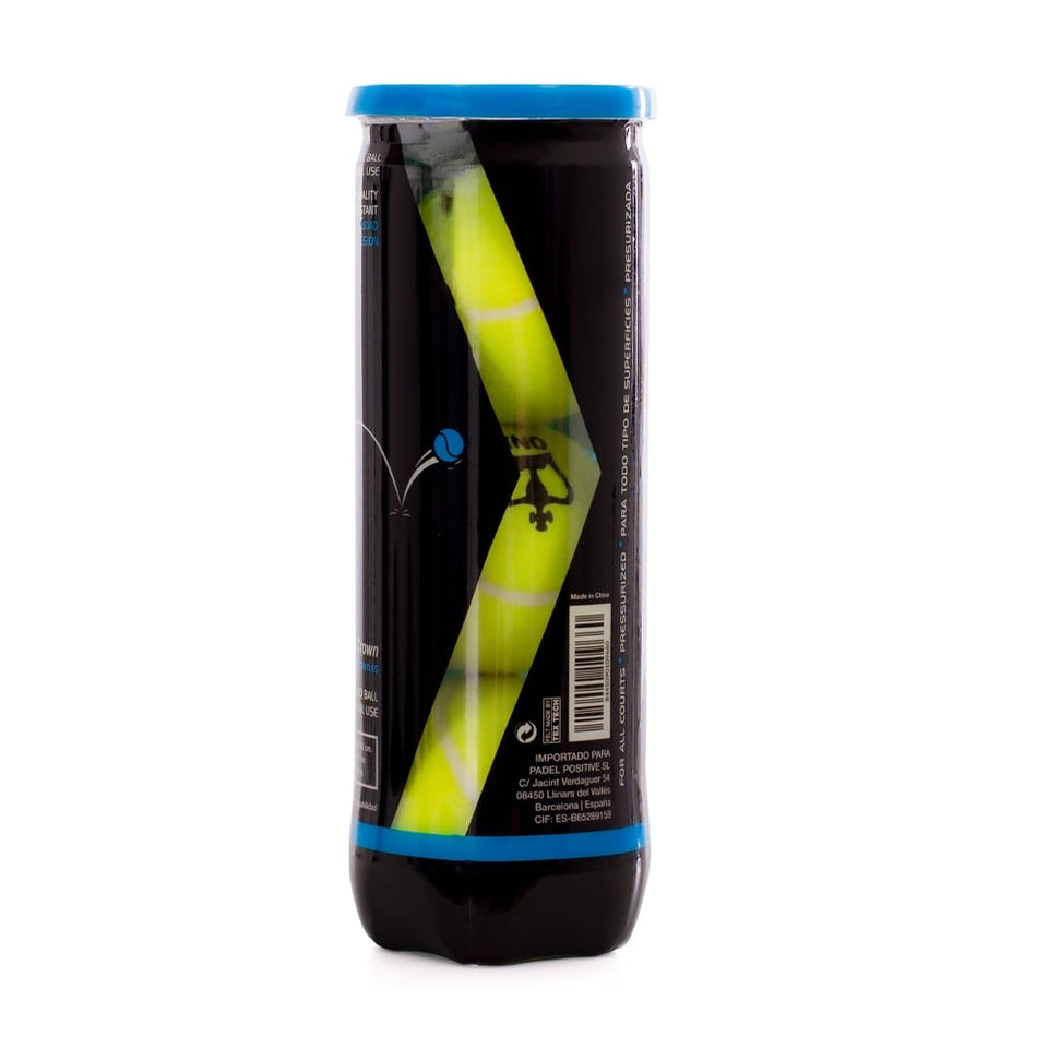 Bola De Padel Preta Crown One (Tubo de 3 bolas)