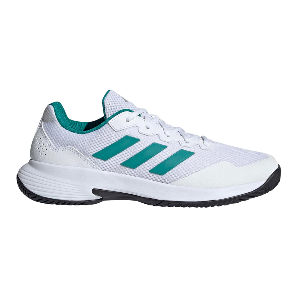 Adidas Gamecourt 2 M Clay Branca/green Fw25 (Tênis)