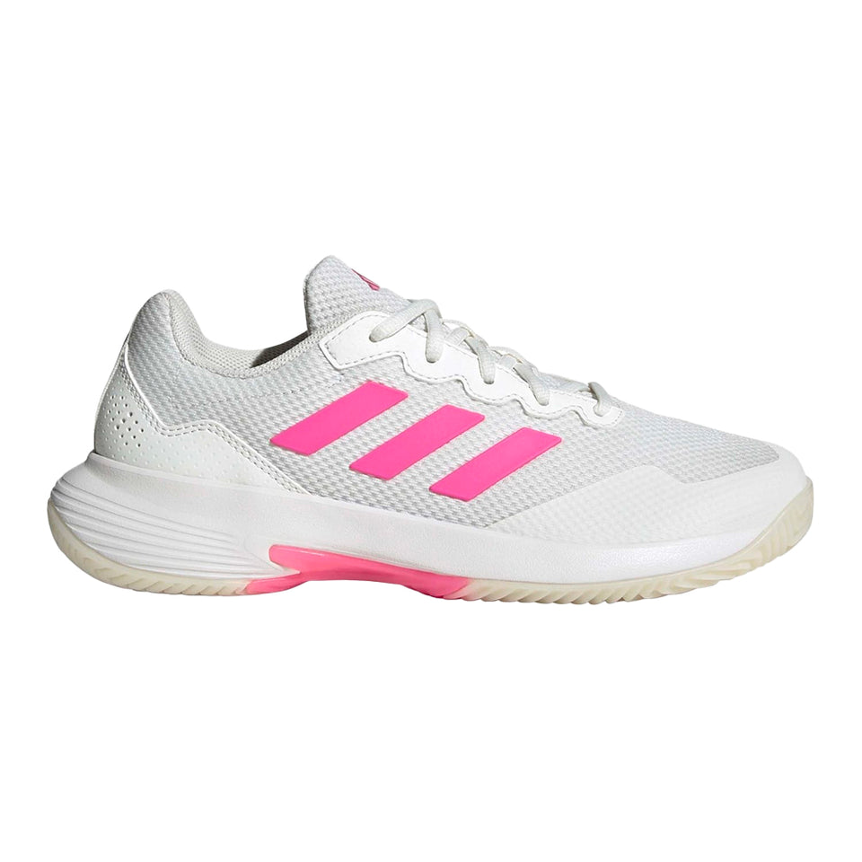 Adidas Gamecourt 2 W Branca/luci Pink Fw25 (Tênis)
