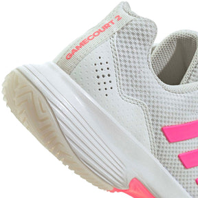 Adidas Gamecourt 2 W Branca/luci Pink Fw25 (Tênis)