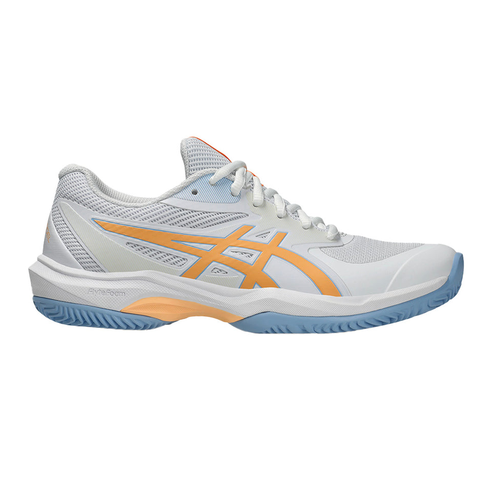 Asics Game Ff Padel Branca/orange W Fw25 (Tênis)
