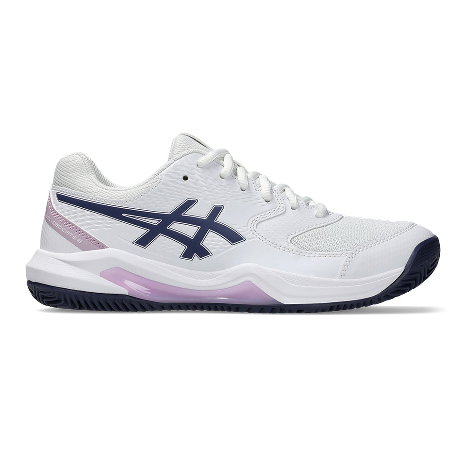 Asics Gel Dedicate 8 Clay Branco/lilás W Ss25 (Ténis)