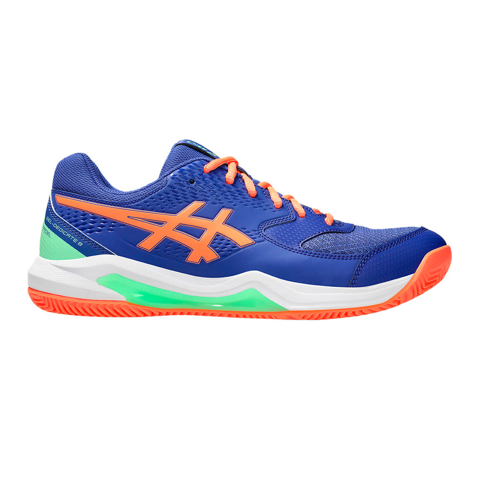 Asics Gel Dedicate 8 Padel Blue/orange Fw25 (Tênis)