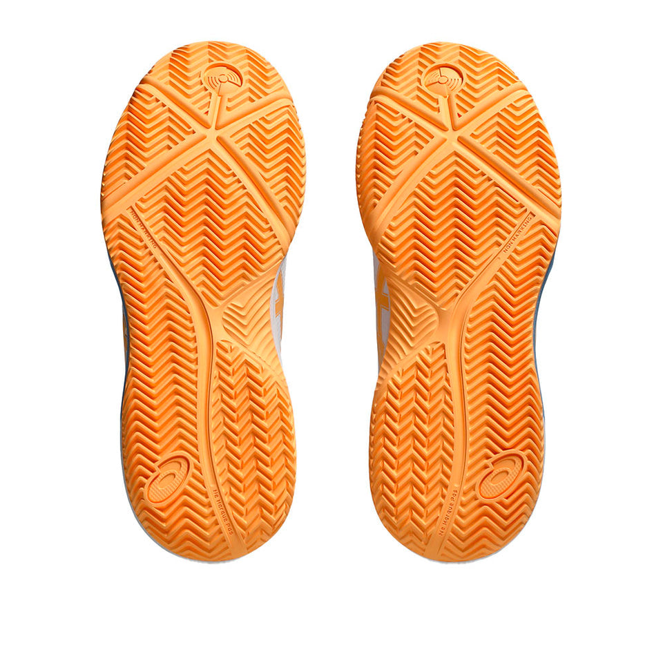 Asics Gel Dedicate 8 Padel Branca/orange W Fw25 (Tênis)