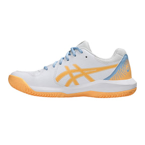Asics Gel Dedicate 8 Padel Branca/orange W Fw25 (Tênis)