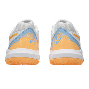 Asics Gel Dedicate 8 Padel Branca/orange W Fw25 (Tênis)