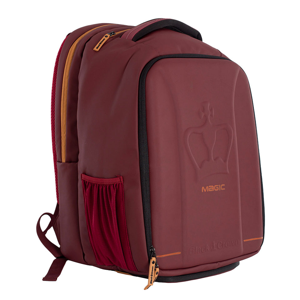 Preta Crown Magic Bordeaux/dourado 2025 (Mochila)