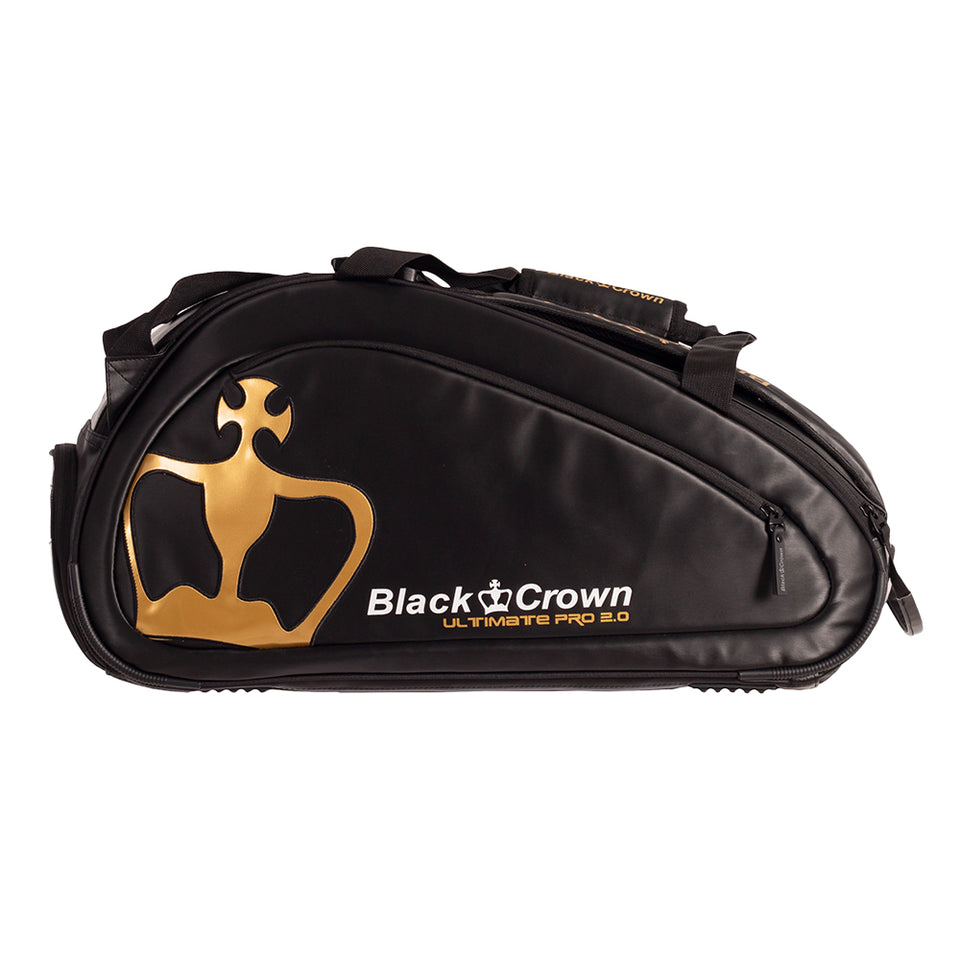Preta Crown Ultimate Pro 2.0 Preto/dourado 2025 (Saco de Padel)