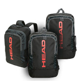 Packs De 3 Mochilas Head Base Backpack 17l Preto/vermelho
