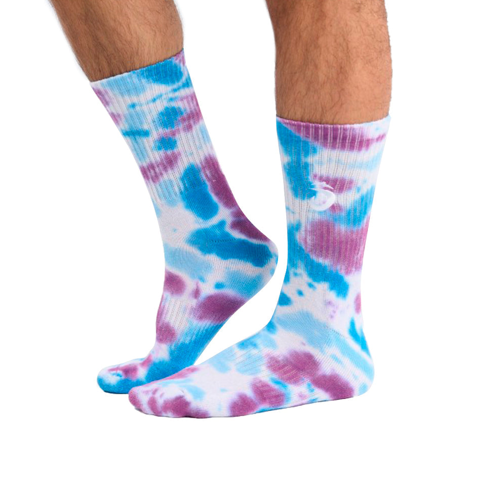 Lok Tyedye Blue (Meias)