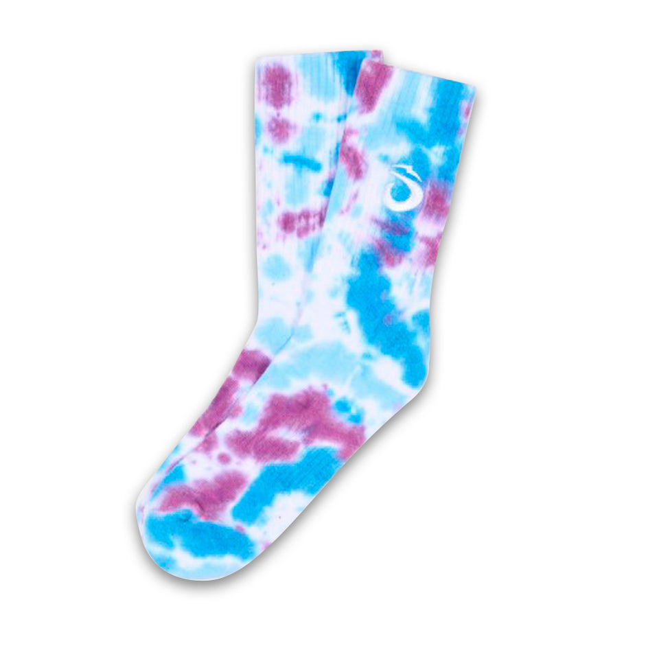 Lok Tyedye Blue (Meias)