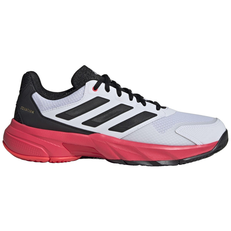Adidas Courtjam Control M Branco/preto/vermelho (Ténis)