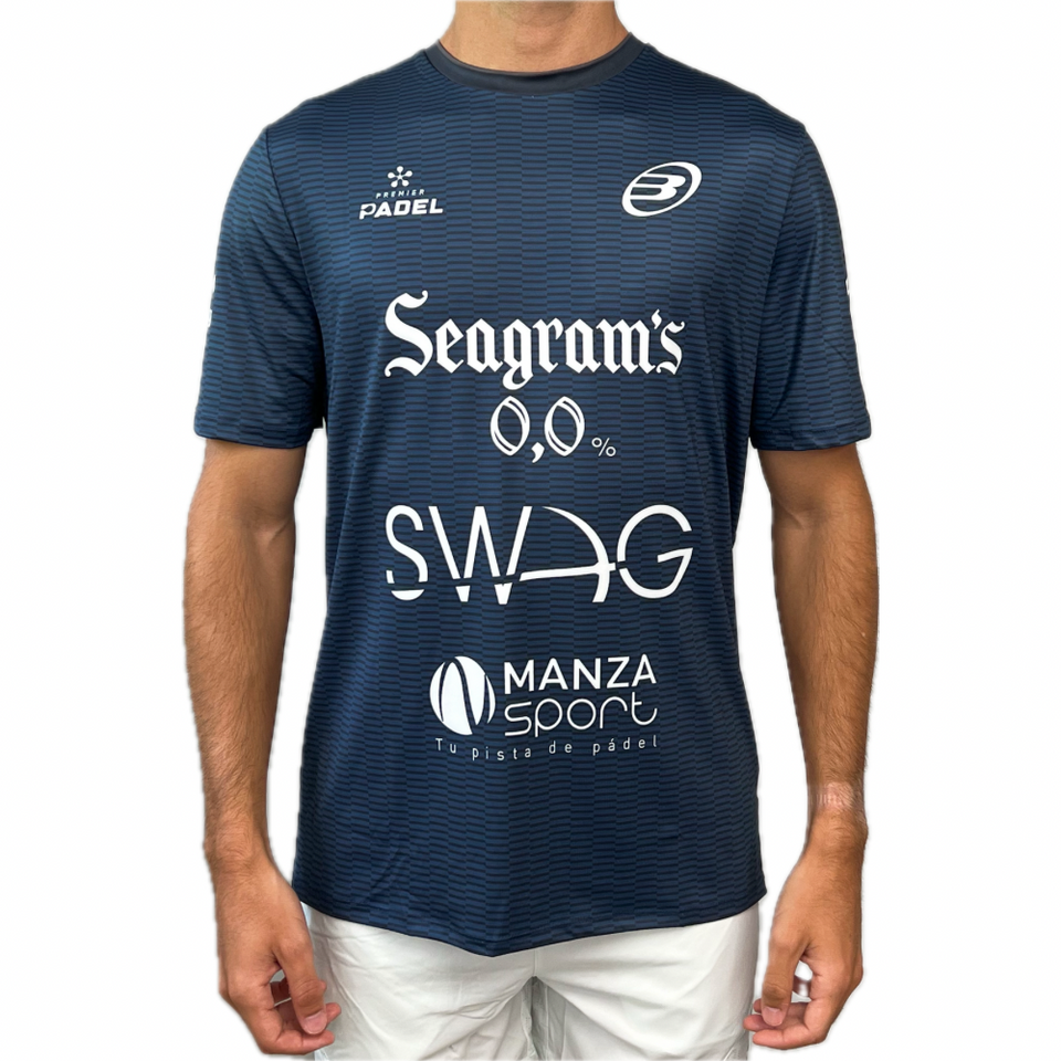 Bullpadel Meira Azul Escuro Paquito Navarro (T-shirt)