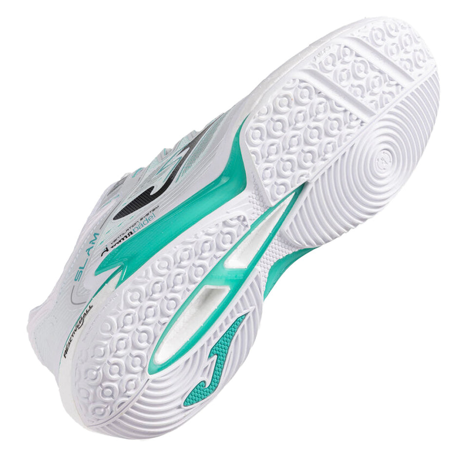 Joma Slam 2402 Branco/azul Fluor (Ténis)