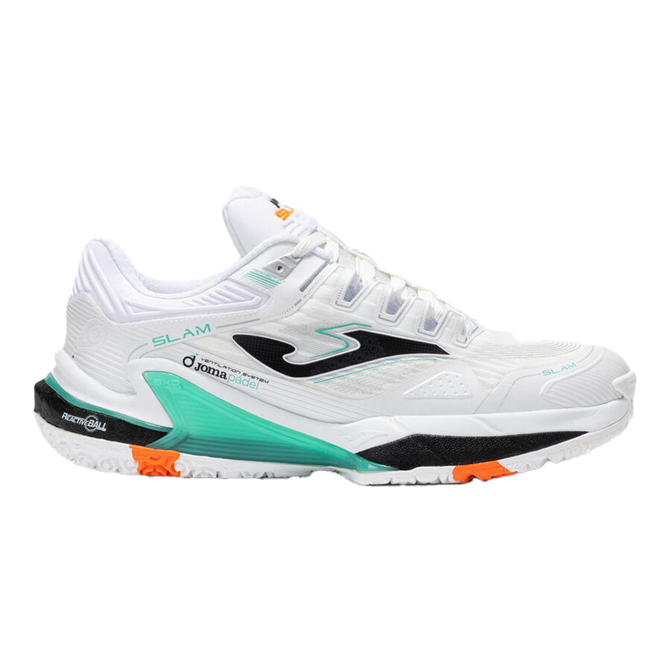 Joma Slam Uomo 2502 Bianco Turchese (Scarpe)