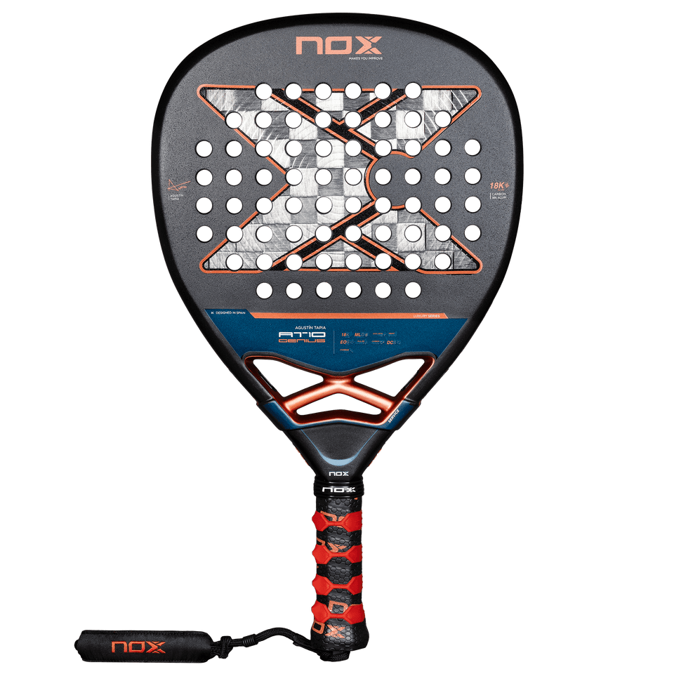 NOX AT10 GENIUS Attack 18K Alum 2025 by AGUSTIN TAPIA (Raquete)