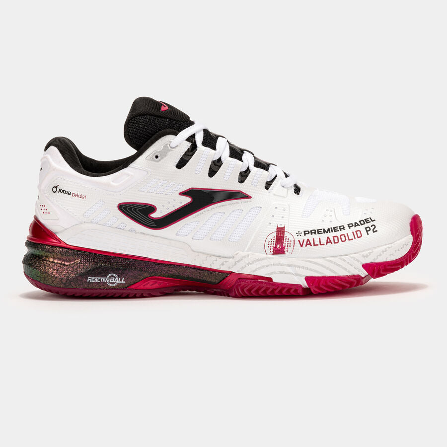 Sapatilhas Slam 25 Premier Padel Valladolid P2 Unissexo Branco Preto
