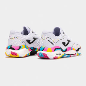 Sapatilhas Joma Smash Men 25 Argila Unissexo Branco/Colorido