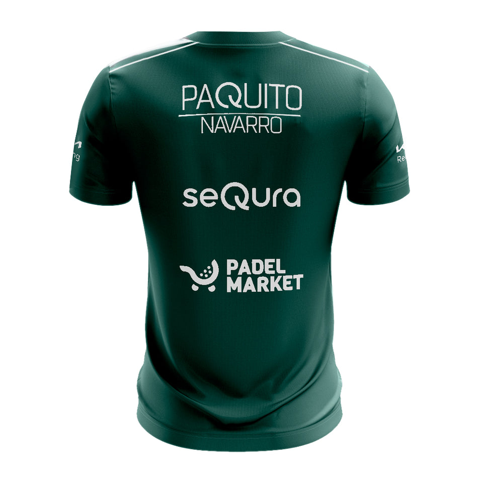 Bullpadel Meira Verde Paquito Navarro Fw24 (T-shirt Oficial)
