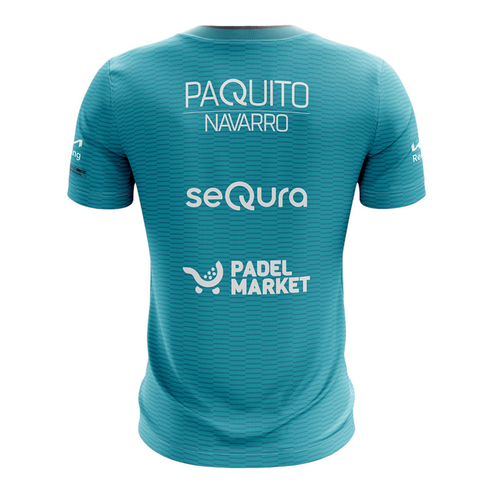 Bullpadel Meira Azul Turquesa Paquito Navarro (T-shirt Oficial)