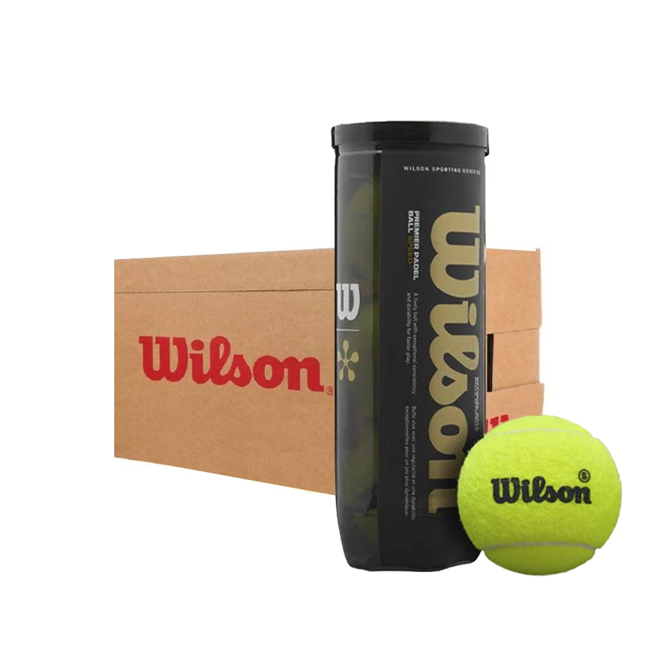 Caixa Com 24 Tubos De 3 Bolas De Padel Wilson Premier Speed